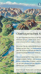 Mobile Screenshot of oberbayerisches-alpenvorland.de